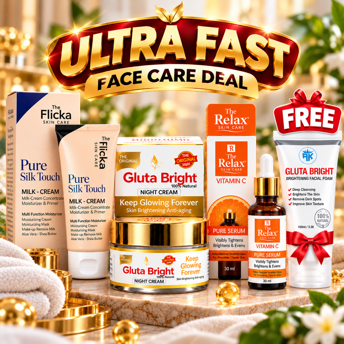 Ultra Fast Face Care Deal || 4 in 1 Deal