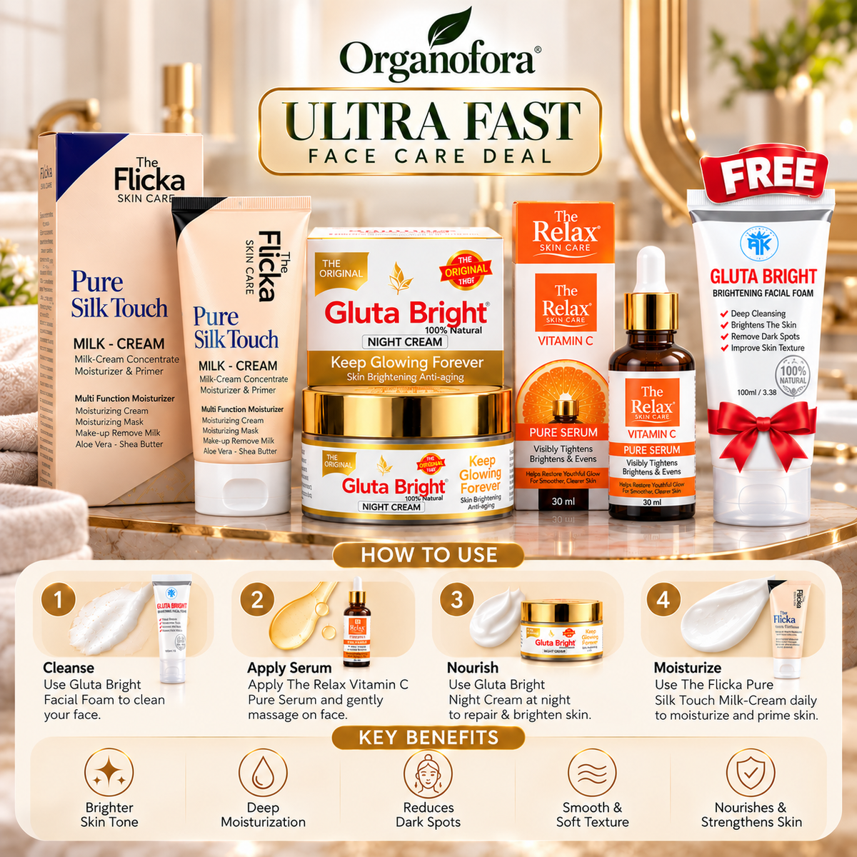 Ultra Fast Face Care Deal || 4 in 1 Deal